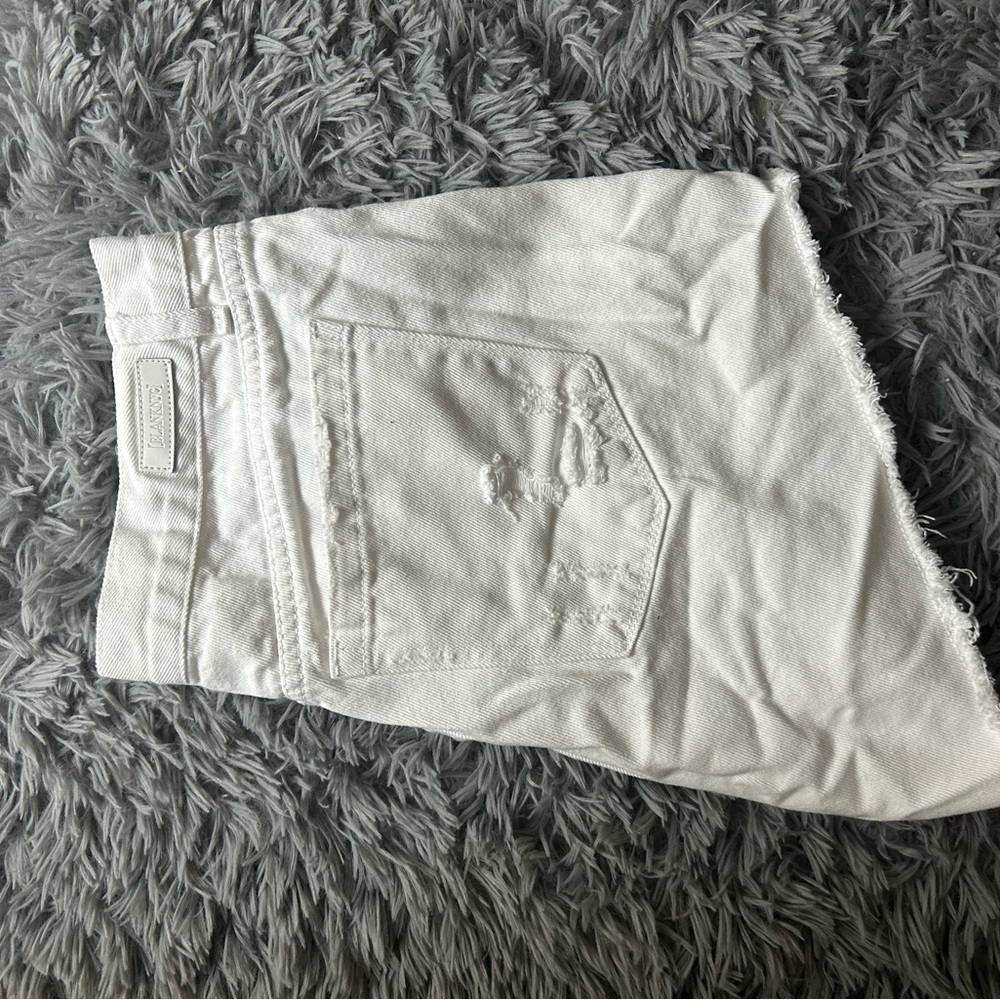 Blank NYC White Jean Shorts